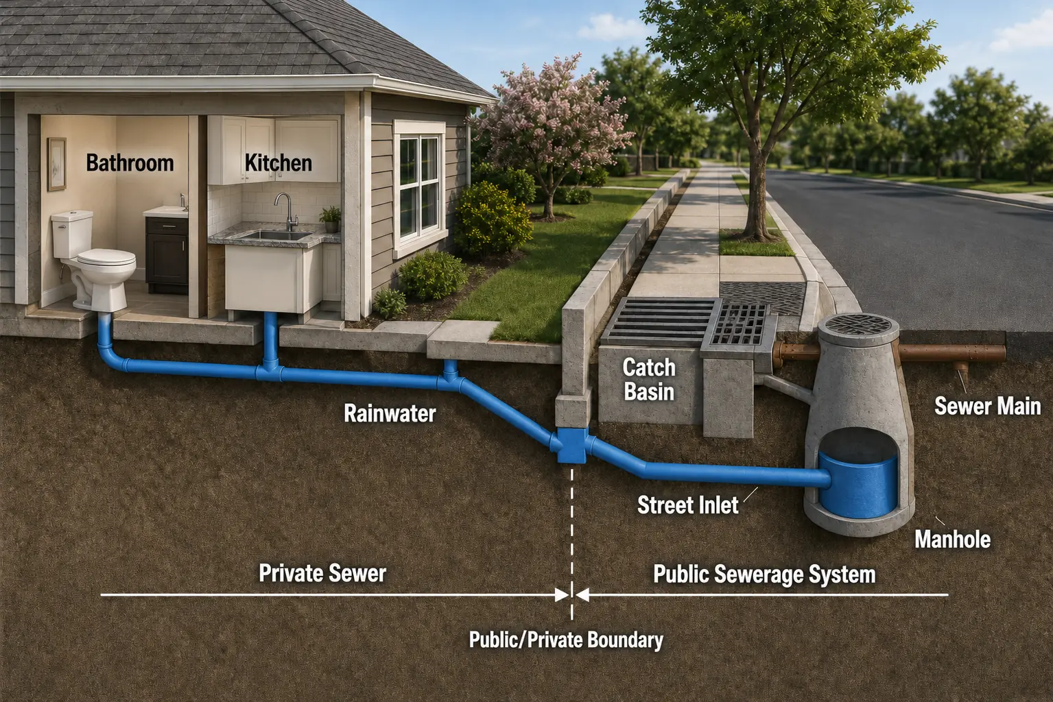 Prince William County VA Homeowner Sewer Service Line Responsibility